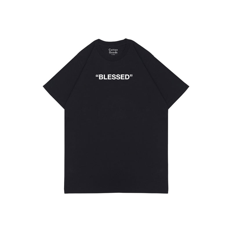 BLESSED BLACK HW GRAPHIC OVERSIZED TEES