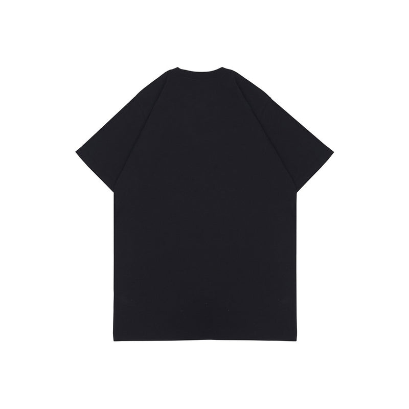 BORN LUCKY BLACK HW GRAPHIC OVERSIZED TEES