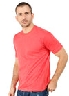 BPINK RED TWOTONE BASIC TEES