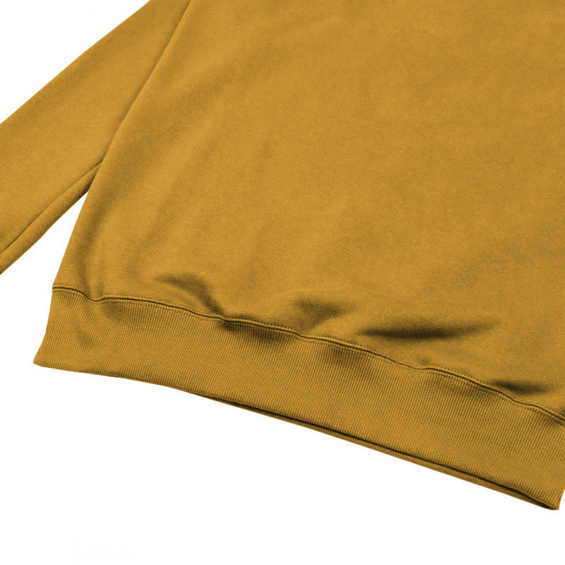 HAVE A NICE DAY MUSTARD GRAPHIC OVERSIZED CREWNECK
