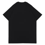 LONESOME BLACK GRAPHIC OVERSIZED TEES