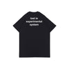 LOST IN EXPERIMENTAL SYSTEM BLACK HW GRAPHIC OVERSIZED TEES