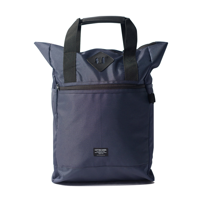 VALEN NAVY TOTE BAG BACKPACK 2 WAY CARRY