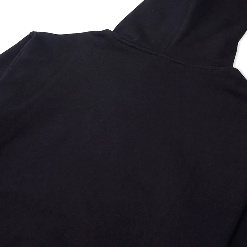 ROUGH BLACK GRAPHIC FULLOVER OVERSIZED HOODIE