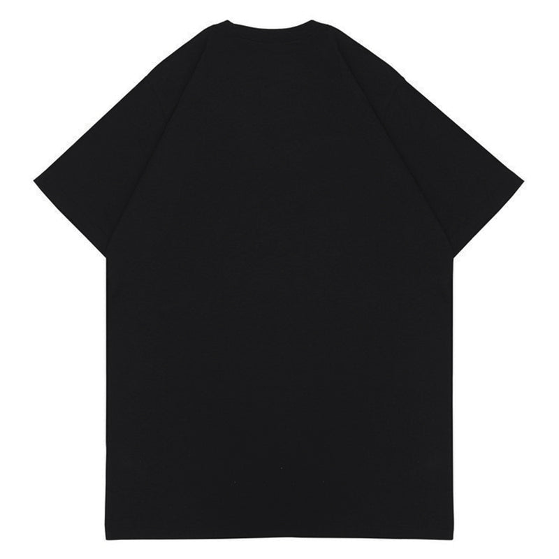 SOCIAL ANXIETY BLACK GRAPHIC OVERSIZED TEES