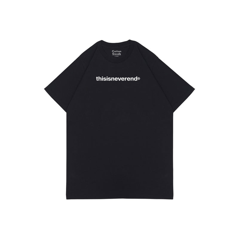 THISISNEVEREND BLACK HW GRAPHIC OVERSIZED TEES