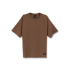 ZAID BROWN HEAVY JERSEY OVERSIZED BASIC TEES