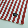CASSIL RED WHITE OVERSIZED STRIPED TEES